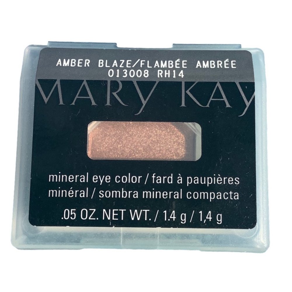 Mary Kay Mineral Eye Color Eyeshadow Amber Blaze .05 oz Long Lasting NEW